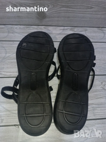 Skechers N 40,5 Luxe Foam кожени сандали, снимка 4 - Сандали - 54455954