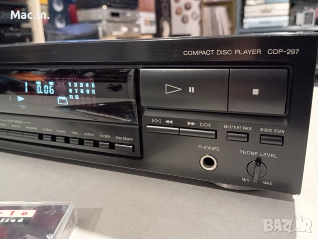 Sony CDP 297, снимка 3 - Аудиосистеми - 54911185