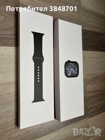 Apple Watch Series 11 42m - отлично състояние, пълен комплект, снимка 2 - Смарт гривни - 55124125