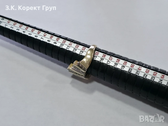Дамски златен пръстен 14К 585 / 4,17 гр, снимка 8 - Пръстени - 54546318