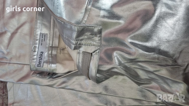 Сребристи дънки , снимка 4 - Дънки - 54566986