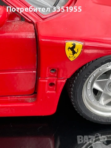 Ретро модел Ferrari F 40, снимка 15 - Колекции - 54399670