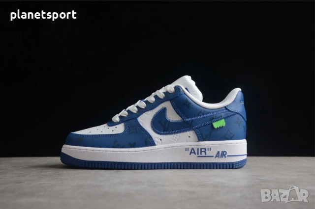 Nike Air Force 1 Low x Louis Vuitton (Red/Green/Blue) | ПРЕМИУМ Качество (По поръчка), снимка 3 - Маратонки - 54653642