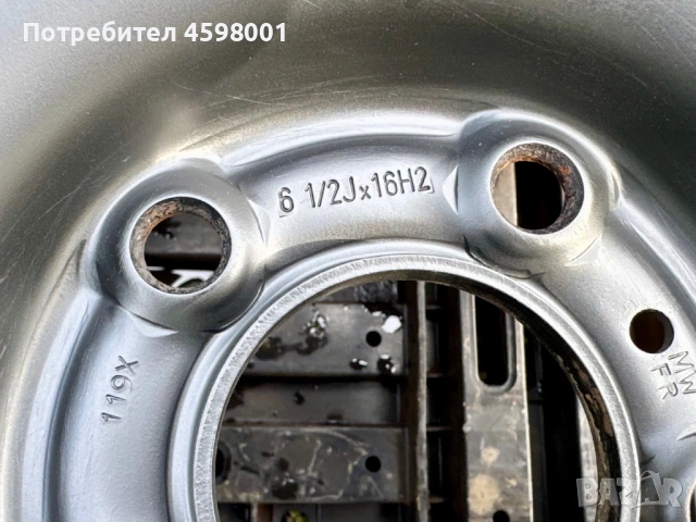 4бр.Оригинални джанти 16цола 5x108 за Berlingo,Partner,Combo,Doblo,Proace, снимка 10 - Гуми и джанти - 54009296