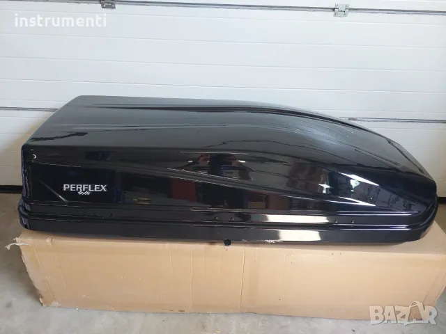 Автобокс (Багажник за таван) Perflex Eco Black 370 и 500 л., снимка 10 - Аксесоари и консумативи - 55171385