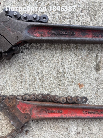 Тръбни верижни ключове Ridgid, снимка 4 - Ключове - 54988324