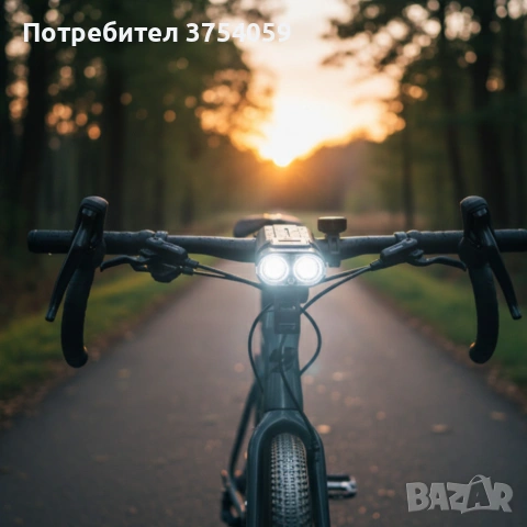 Мощен Led фар за велосипед и фенер 2в1 BL-SM-220 - сигурно и мощно каране
