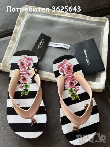 Детски джапанки Dolce & Gabbana, снимка 3 - Детски сандали и чехли - 55306978