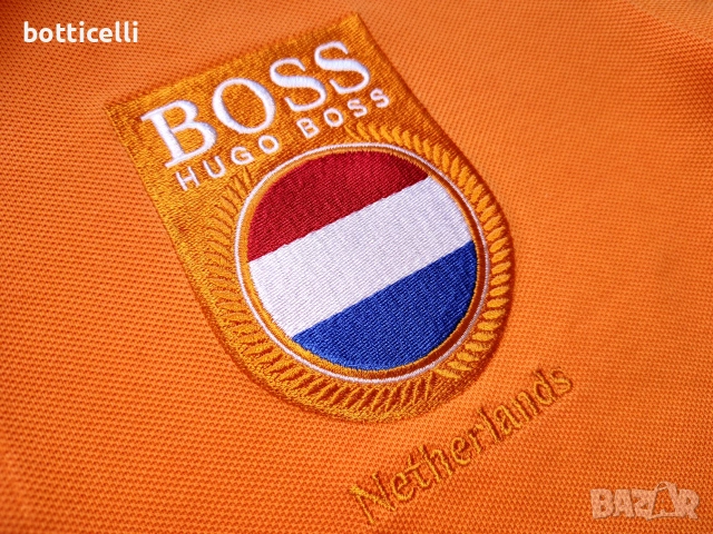 Hugo Boss Paddy Flag Netherlands Cotton Polo Shirt - L - оригинална мъжка тениска, снимка 6 - Тениски - 55002455