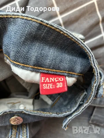 Атрактивни дънкови капри / карго панталони FANCO JEANS (Y2K / Vintage стил), снимка 3 - Къси панталони - 55357398