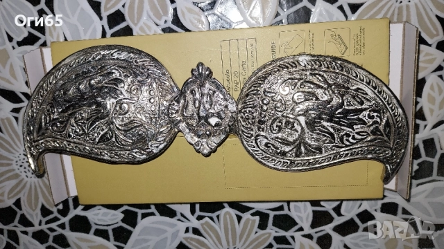 Стари метални дамски Пафти. , снимка 3 - Антикварни и старинни предмети - 54503146