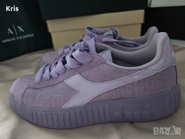 DIADORA сникърси в лилаво, снимка 4 - Маратонки - 54640398