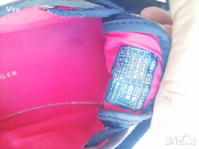 дамски платненки Tommy Hilfiger 39, снимка 4 - Кецове - 55698286