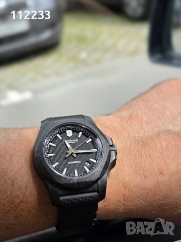 Victorinox I.N.O.X. Carbon Mechanical с подарък нож Victorinox Onyx Black Limited Edition, снимка 9 - Мъжки - 54552734
