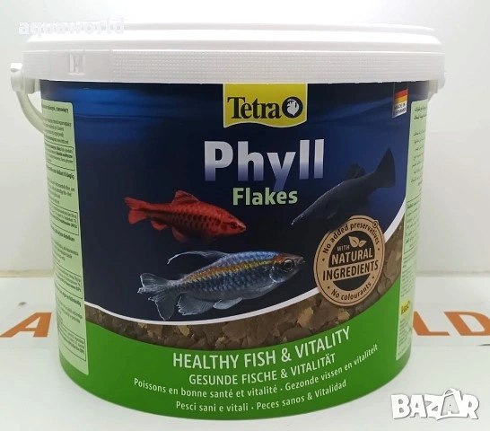 Tetra Phyll Flakes / Тетра Фул Люспи, снимка 2 - Оборудване за аквариуми - 54365920