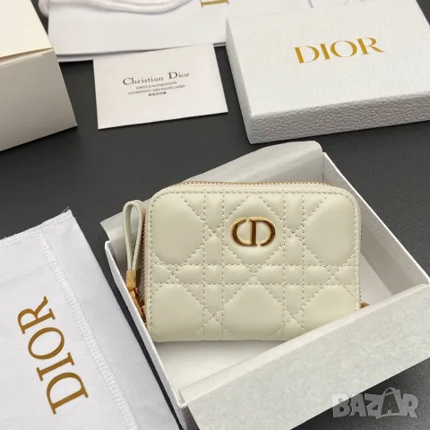 Christian Dior Caro Zipped Coin Wallet, снимка 8 - Портфейли, портмонета - 55417627