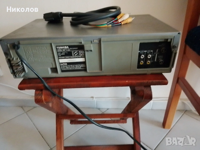 VIDEO RECORDER TOSHIBA V-E37 "15€" Работещо!+Доставка!, снимка 4 - Плейъри, домашно кино, прожектори - 55079014