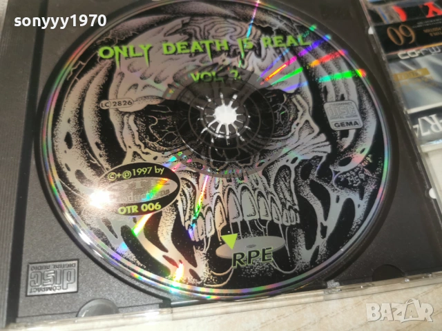 ONLY DEATH IS REAL CD 2-ВНОС GERMANY 0406261001H2E6R, снимка 2 - CD дискове - 54774057