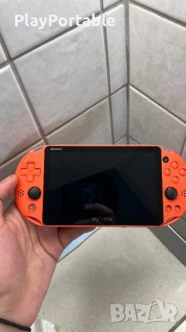 Modded Ps vita 2000 Neon Orange 128GB/256GB Complete in Box , снимка 4 - PlayStation конзоли - 54801115