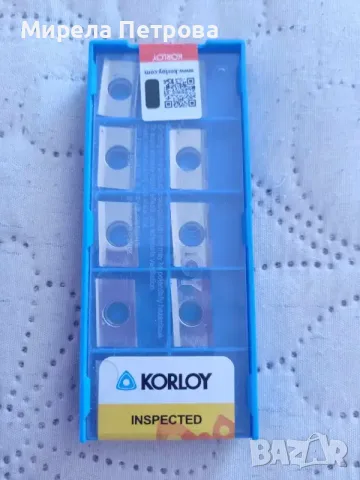 10 броя стругарски пластини Korloy APMT1604 MA H01 фрезови
