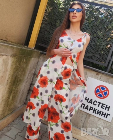 Летен сет от две части, размер S/M, снимка 3 - Комплекти - 54621846