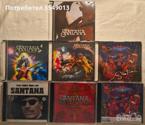 CD / ЦД компакт дискве - SANTANA  [2 CD] двойни дискове, снимка 2 - CD дискове - 54887956