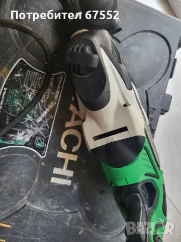 Перфоратор Hitachi Dh24pc3 800W произведен в Япония. Цената е крайна!, снимка 2 - Перфоратори - 55653546