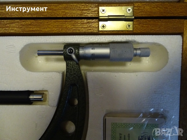 Микрометър Mitutoyo 103-145 outside micrometer 200-225mm, снимка 4 - Други инструменти - 54855451