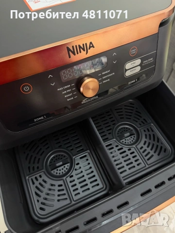 Фритюрник с горещ въздух Ninja Flex Drawer AF500EU, снимка 5 - Фритюрници - 54346697