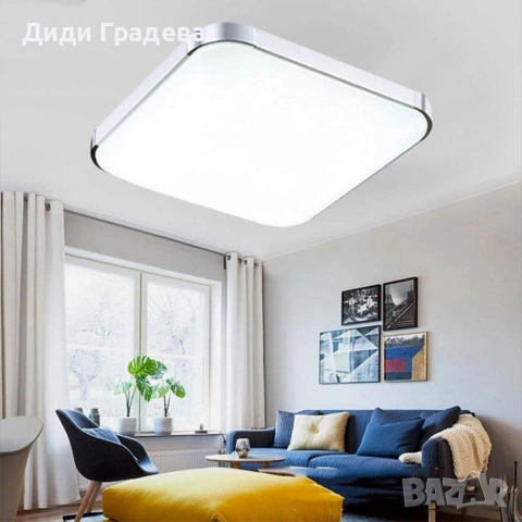 LED таванна лампа 60W – мощно осветление с модерен дизайн, снимка 3 - Лед осветление - 53981748