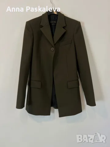 Зелен блейзър с вълна на Massimo Dutti