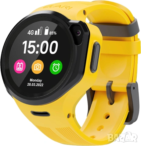 Детски 4G смарт часовник Elari KidPhone 4GR M , снимка 2 - Смарт гривни - 55045960