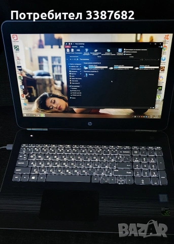 HP Pavilion 128gb ssd+1tb hdd, снимка 5 - Лаптопи за игри - 55236822