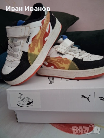 Оригинални детски маратонки Puma - Hot Wheels
