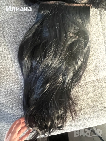 Естествена коса 100% на треси, снимка 6 - Аксесоари за коса - 54139882