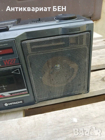 HITACHI W27E DOUBLE CASSETTE – 1985 г. , снимка 13 - Антикварни и старинни предмети - 54874517