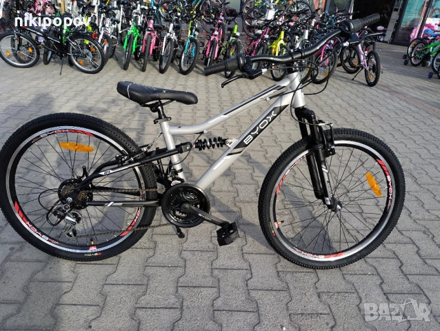 X Велосипед 24" ADVENTURA сив, снимка 2 - Велосипеди - 54729526