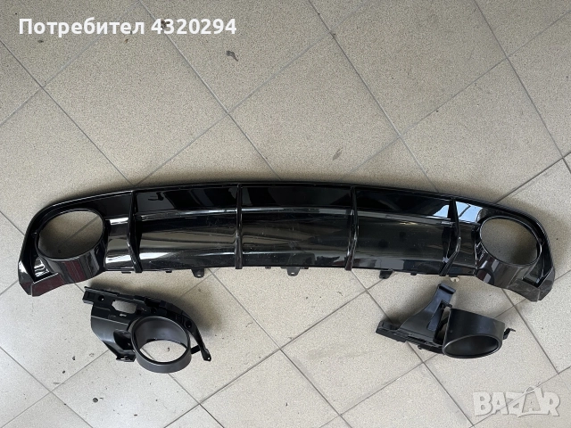 RS заден дуфузьор за ауди A6 C7 преди фейслифт, снимка 3 - Части - 55671968
