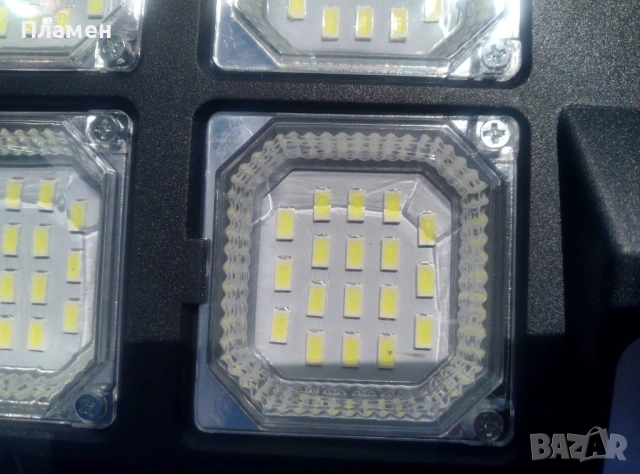 Соларен LED прожектор 200W – мощна светлина, дистанционно и сензор, снимка 8 - Соларни лампи - 54598000
