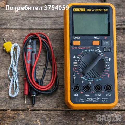 Цифров мултицет - за професионална и домашна употреба DT-890D и VC890 C+, снимка 3 - Друга електроника - 55178757