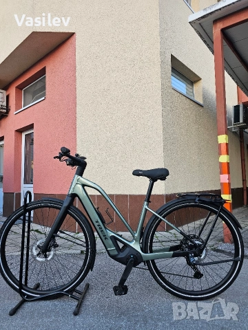 Електрически градски велосипед Trek FX+ 7 Midstep / като нов / 500 км, снимка 4 - Велосипеди - 54196700