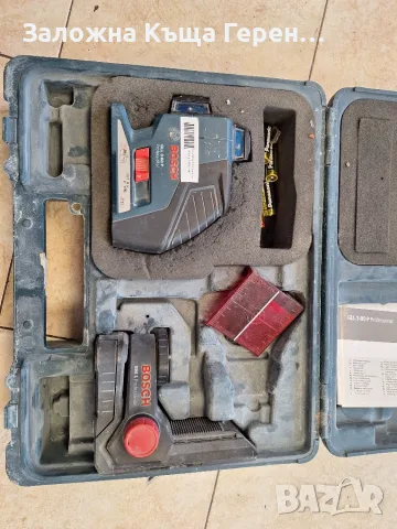Лазарен нивелир Bosch GLL 3-80 P