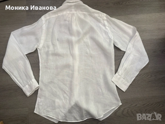 Ralph Lauren - 100% лен - мъжка риза, снимка 3 - Ризи - 54994975
