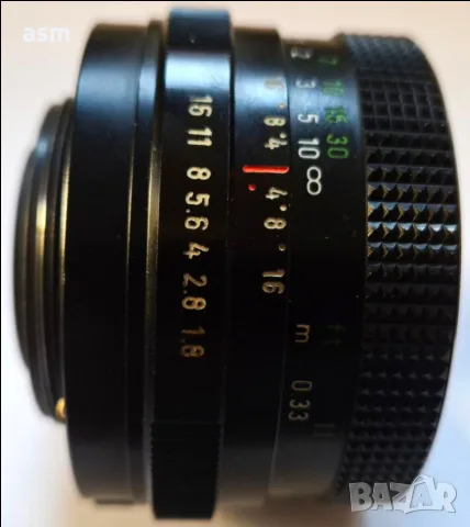 Продавам обектив Pentacon Electric 1,8/50, снимка 3 - Обективи и филтри - 55338125