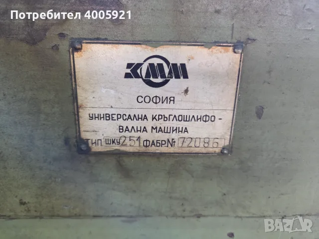 Универсална кръглошлифовална машина ШКУ 251, снимка 10 - Други машини и части - 55571836
