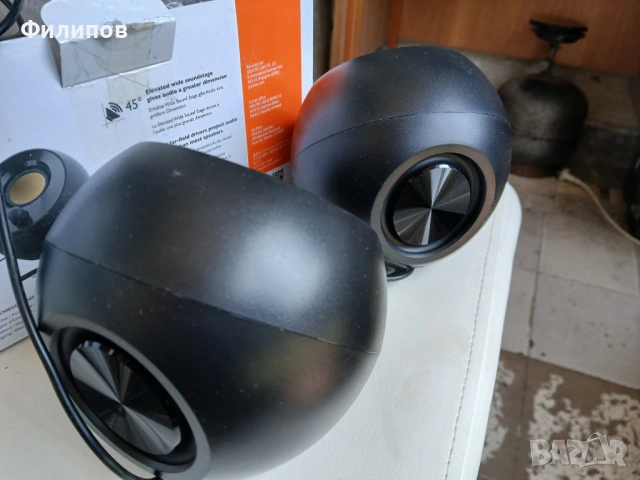 creative pebble компютърни колонки 2х2.2w, снимка 2 - Тонколони - 54627731
