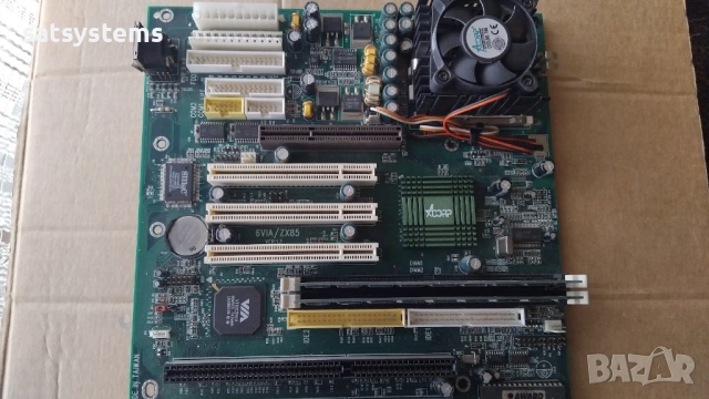 Дънна платка Acorp 6VIA/ZX85 VER:1.3 Socket 370 CPU+FAN+RAM, снимка 3 - Дънни платки - 54573702