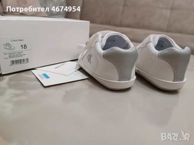 Чисто нови бебешки обувки Calvin Klein - №18, снимка 5 - Бебешки обувки - 55038744
