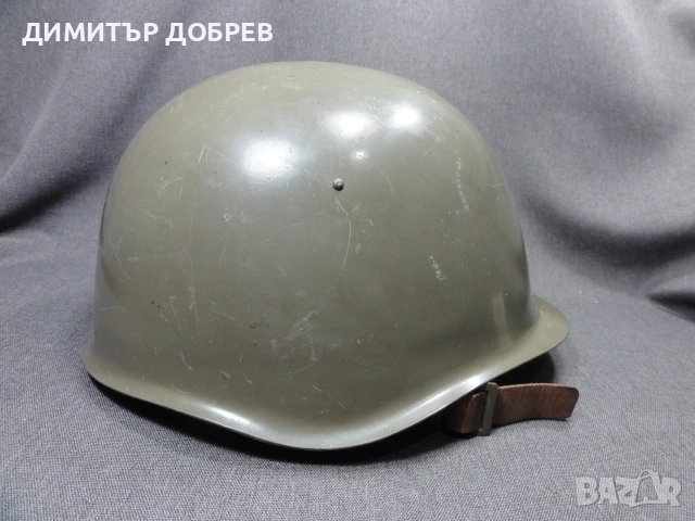 СТАРА СТОМАНЕНА ВОЕННА КАСКА ШЛЕМ VZ.53 (М53) ЧЕХОСЛОВАКИЯ, снимка 4 - Антикварни и старинни предмети - 54968363