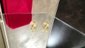Van Cleef & Arpels VCA Gold Clear Vintage Alhambra Clips Clover Дамски Обеци, снимка 4